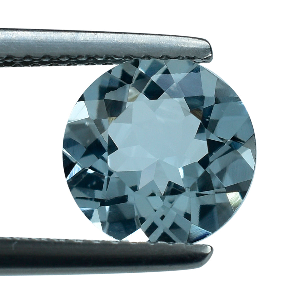 AQUAMARINE CUT ROUND (A+) 9MM 2.10 Cts.