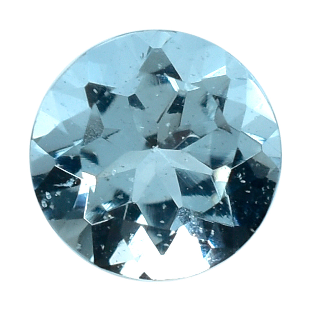 AQUAMARINE CUT ROUND (A+) 6MM 0.55 Cts.