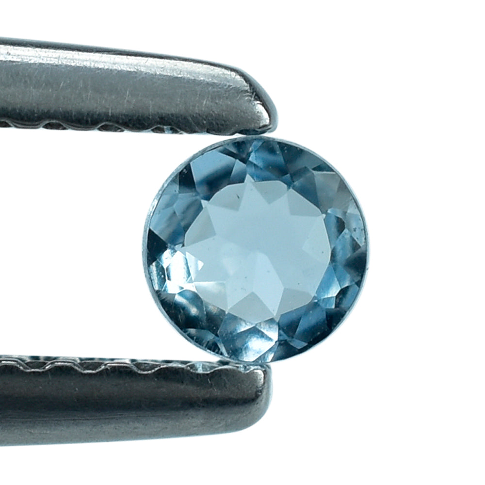 AQUAMARINE CUT ROUND (A+) (WINDOW) 3.50MM 0.11 Cts.