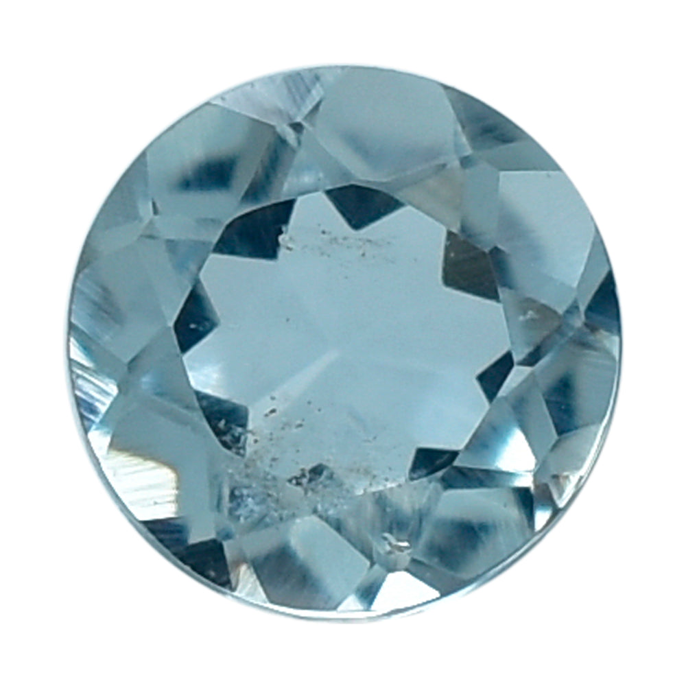 AQUAMARINE CUT ROUND (A+) (WINDOW) 3.25MM 0.13 Cts.