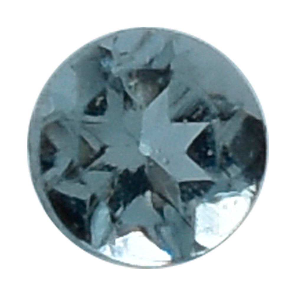 AQUAMARINE CUT ROUND (A+) 1MM 0.01 Cts.