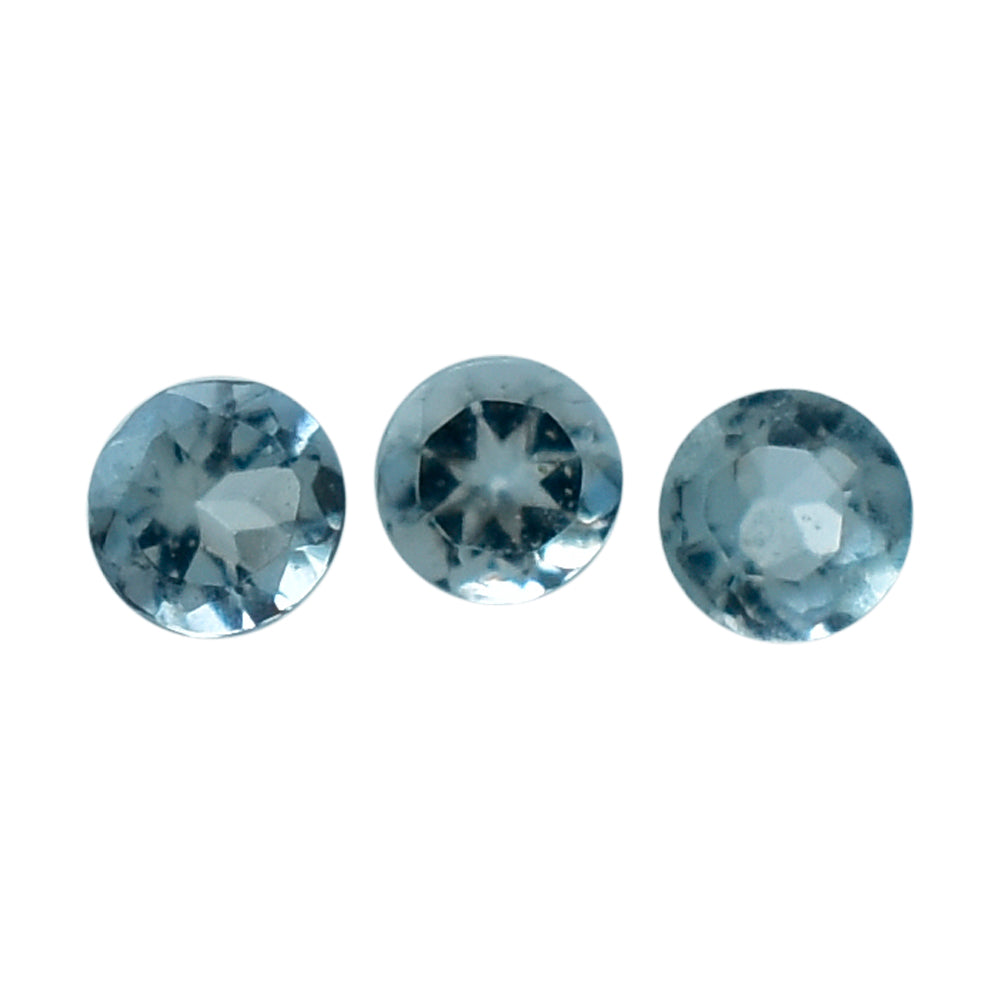 AQUAMARINE CUT ROUND (A+) 1MM 0.01 Cts.