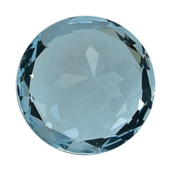 AQUAMARINE CUT ROUND (A) 6MM 0.80 Cts.