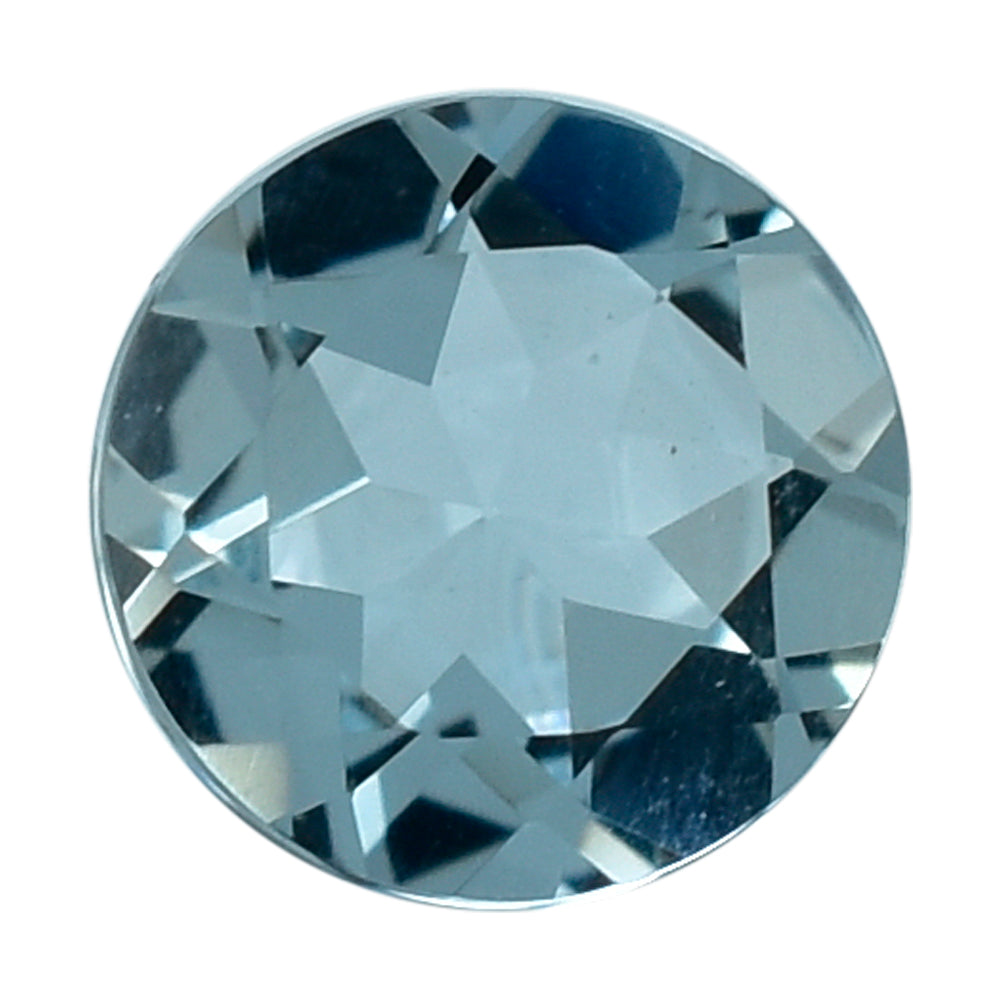 AQUAMARINE CUT ROUND (A) (WINDOW) 5MM 0.4 Cts.