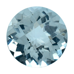AQUAMARINE CHECKER CUT ROUND (C) 8.50MM 1.94 Cts.