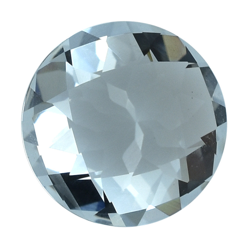 AQUAMARINE CHECKER CUT ROUND (C) 8.50MM 1.94 Cts.