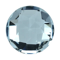 AQUAMARINE CHECKER CUT ROUND (B) 5MM 0.44 Cts.