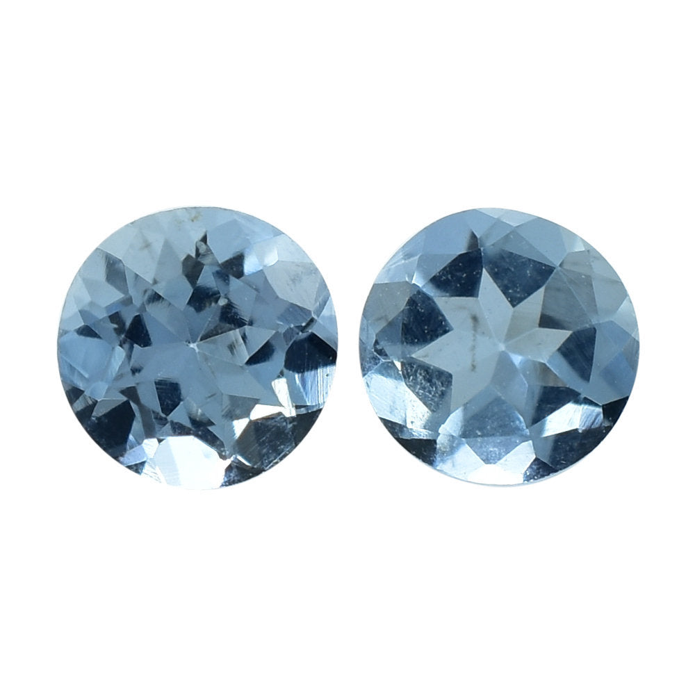 AQUAMARINE CUT ROUND (A+++/SI) 4MM 0.28 Cts.