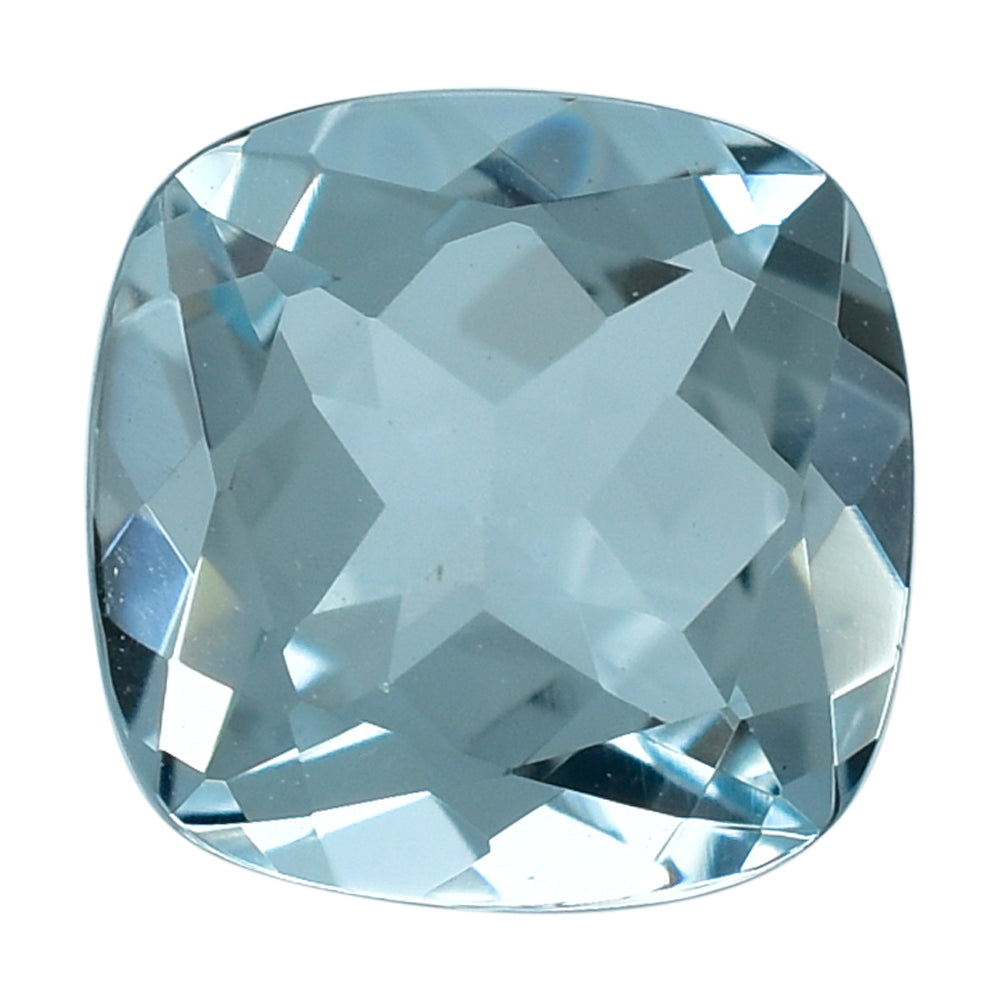 AQUAMARINE CUT CUSHION (B) 7MM 1.34 Cts.