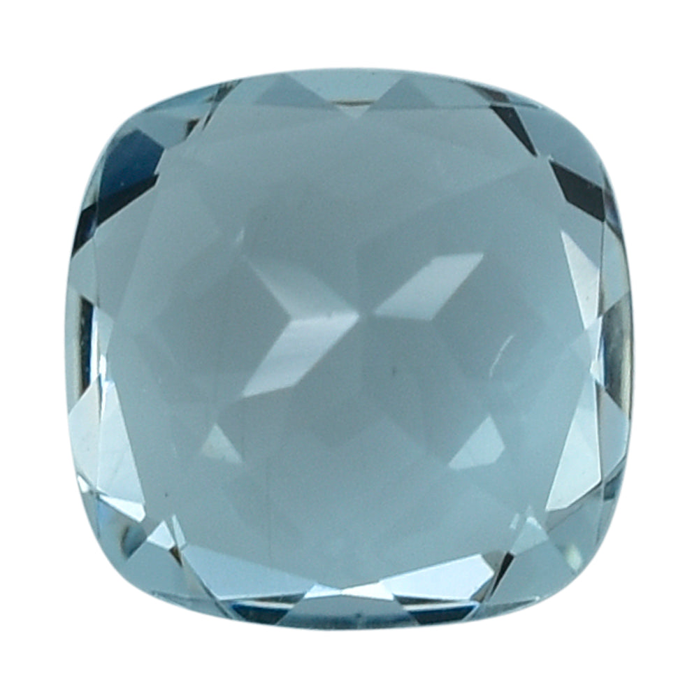 AQUAMARINE CUT CUSHION (B) 7MM 1.34 Cts.