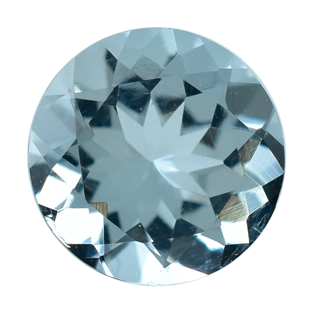 AQUAMARINE CUT ROUND (B) 6.50MM 0.9 Cts.