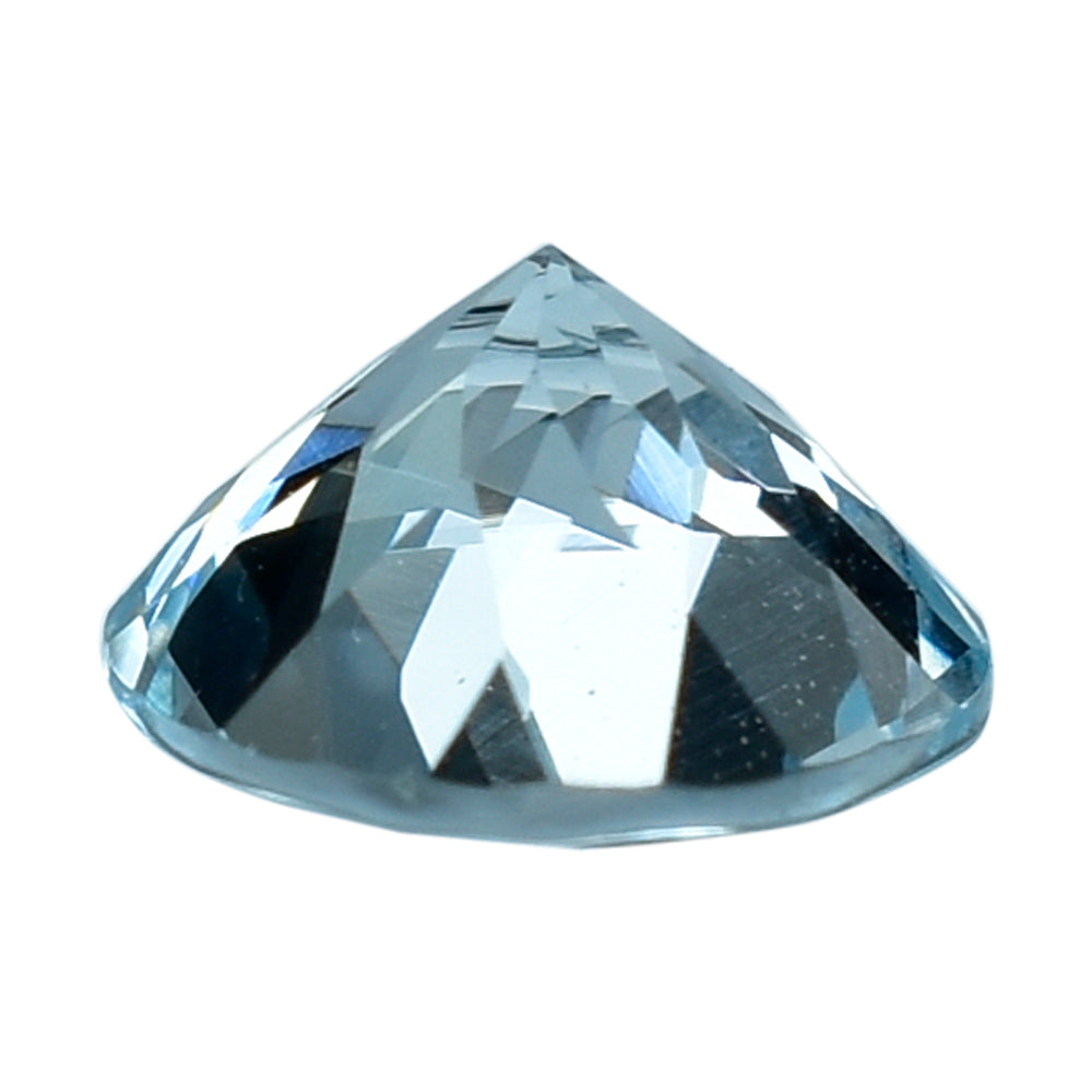 AQUAMARINE CUT ROUND (B) 6.50MM 0.9 Cts.