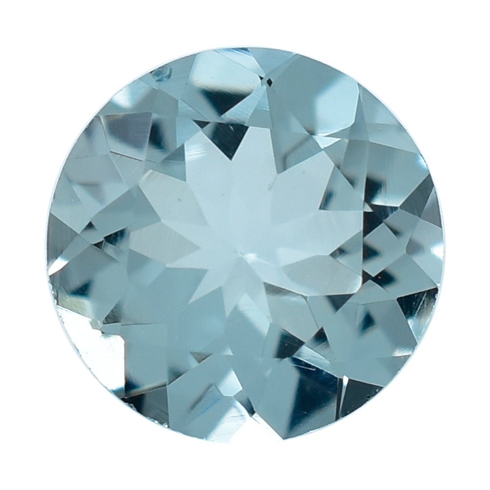 AQUAMARINE CUT ROUND (B) 6MM 0.65 Cts.