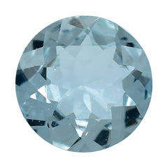 AQUAMARINE CUT ROUND (B/WINDOW) 6MM 0.65 Cts.