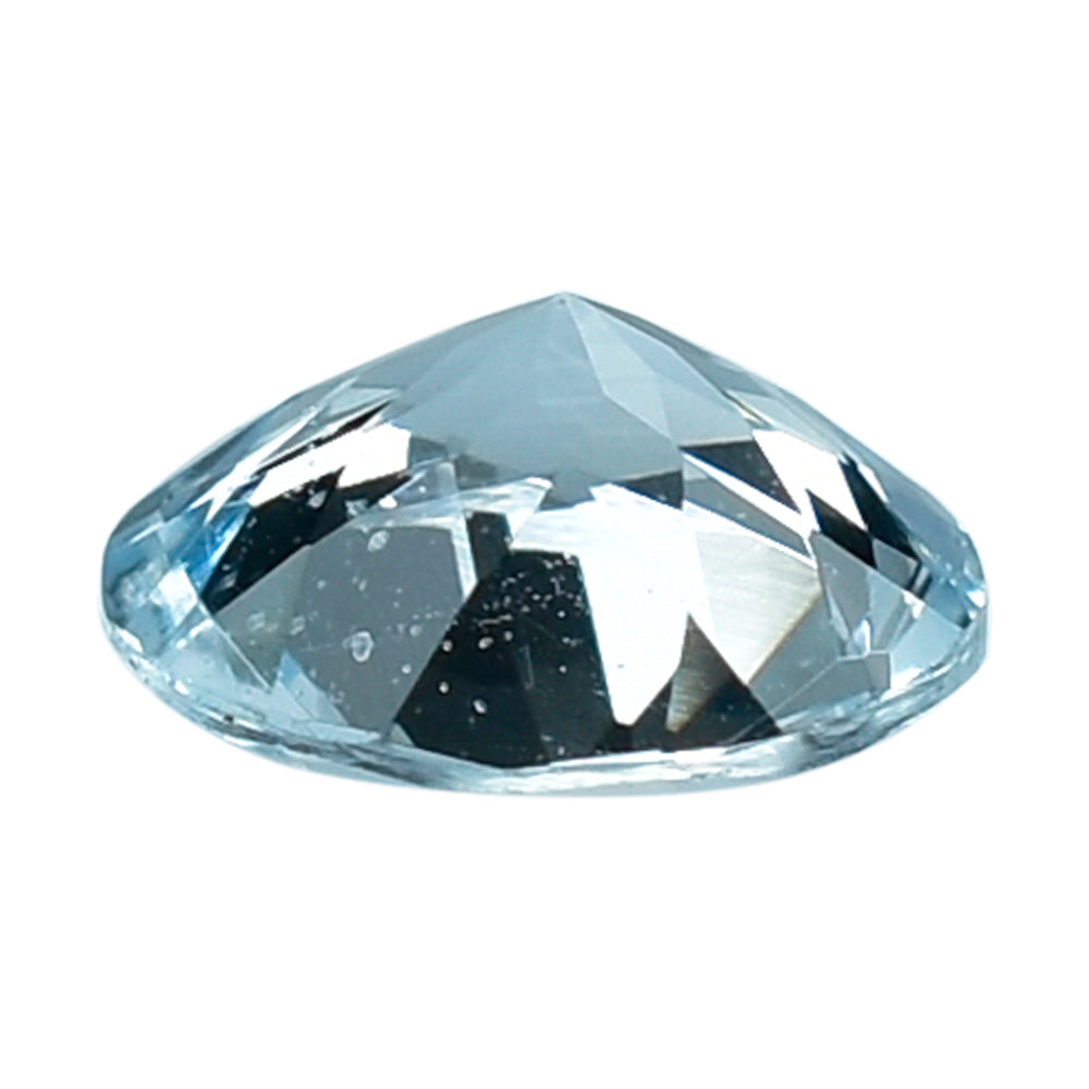 AQUAMARINE CUT ROUND (B/WINDOW) 6MM 0.65 Cts.