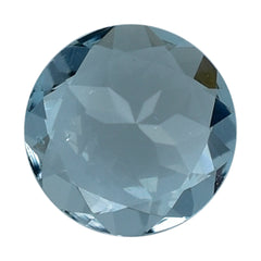 AQUAMARINE CUT ROUND (B/WINDOW) 6MM 0.65 Cts.