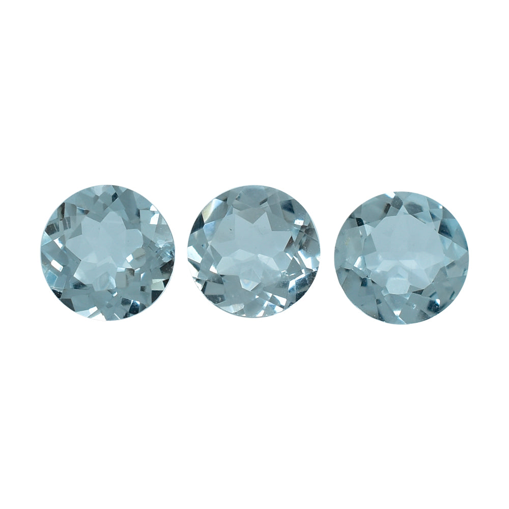 AQUAMARINE CUT ROUND (B/WINDOW) 5MM 0.38 Cts.