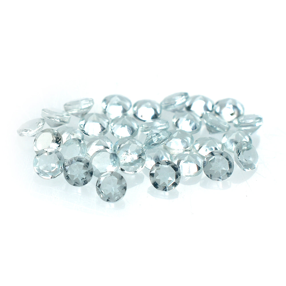 AQUAMARINE CUT ROUND (B/WINDOW) 2MM 0.04 Cts.