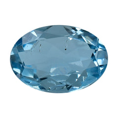 AQUAMARINE CUT OVAL (A++/SI) (WINDOW) 7X5MM 0.62 Cts.