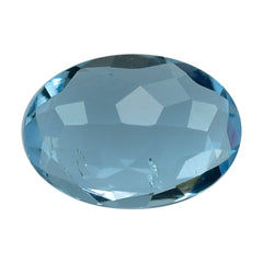AQUAMARINE CUT OVAL (A++/SI) (WINDOW) 7X5MM 0.62 Cts.