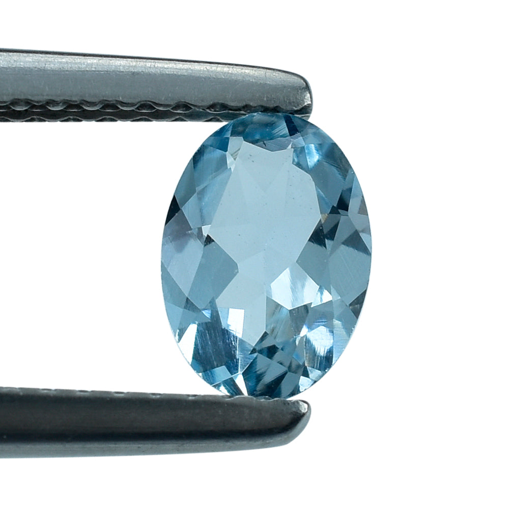 AQUAMARINE CUT OVAL (A++/SI) 7X5MM 0.60 Cts.
