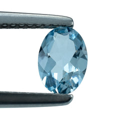 AQUAMARINE CUT OVAL (A++/SI) 7X5MM 0.60 Cts.