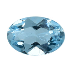 AQUAMARINE CUT OVAL (A++/SI) 6X4MM 0.38 Cts.