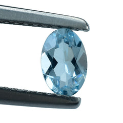AQUAMARINE CUT OVAL (A++/SI) 6X4MM 0.38 Cts.