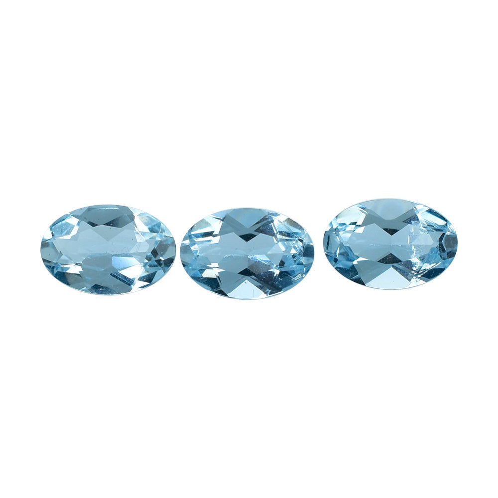 AQUAMARINE CUT OVAL (A++/SI) 6X4MM 0.38 Cts.