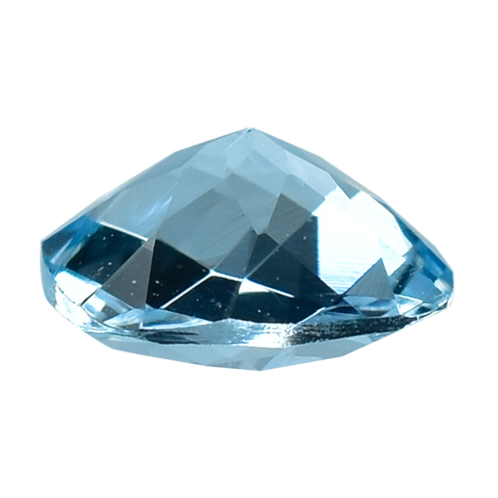 AQUAMARINE CHECKER CUT CUSHION (A++/SI) 7MM 1.11 Cts.