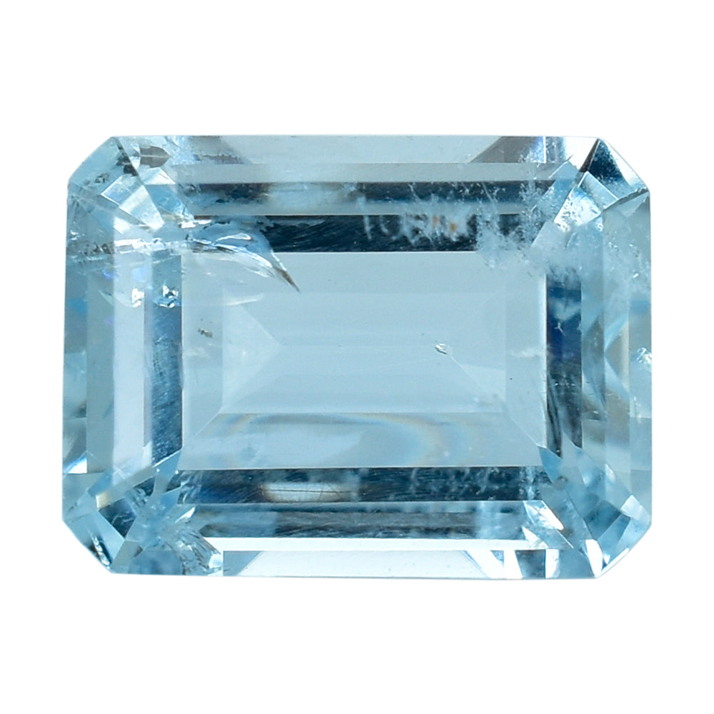 AQUAMARINE CUT OCTAGON (A++/HI) 8X6MM 1.41 Cts.