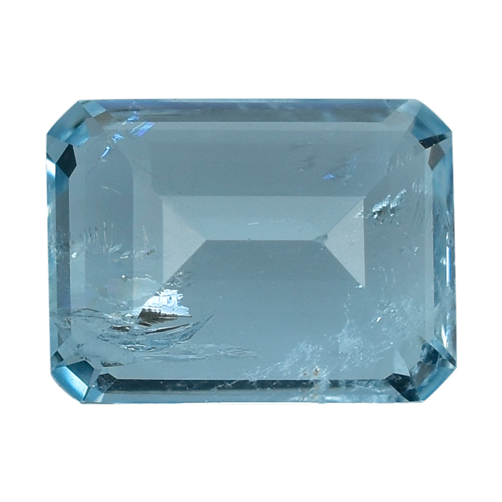 AQUAMARINE CUT OCTAGON (A++/HI) 8X6MM 1.41 Cts.