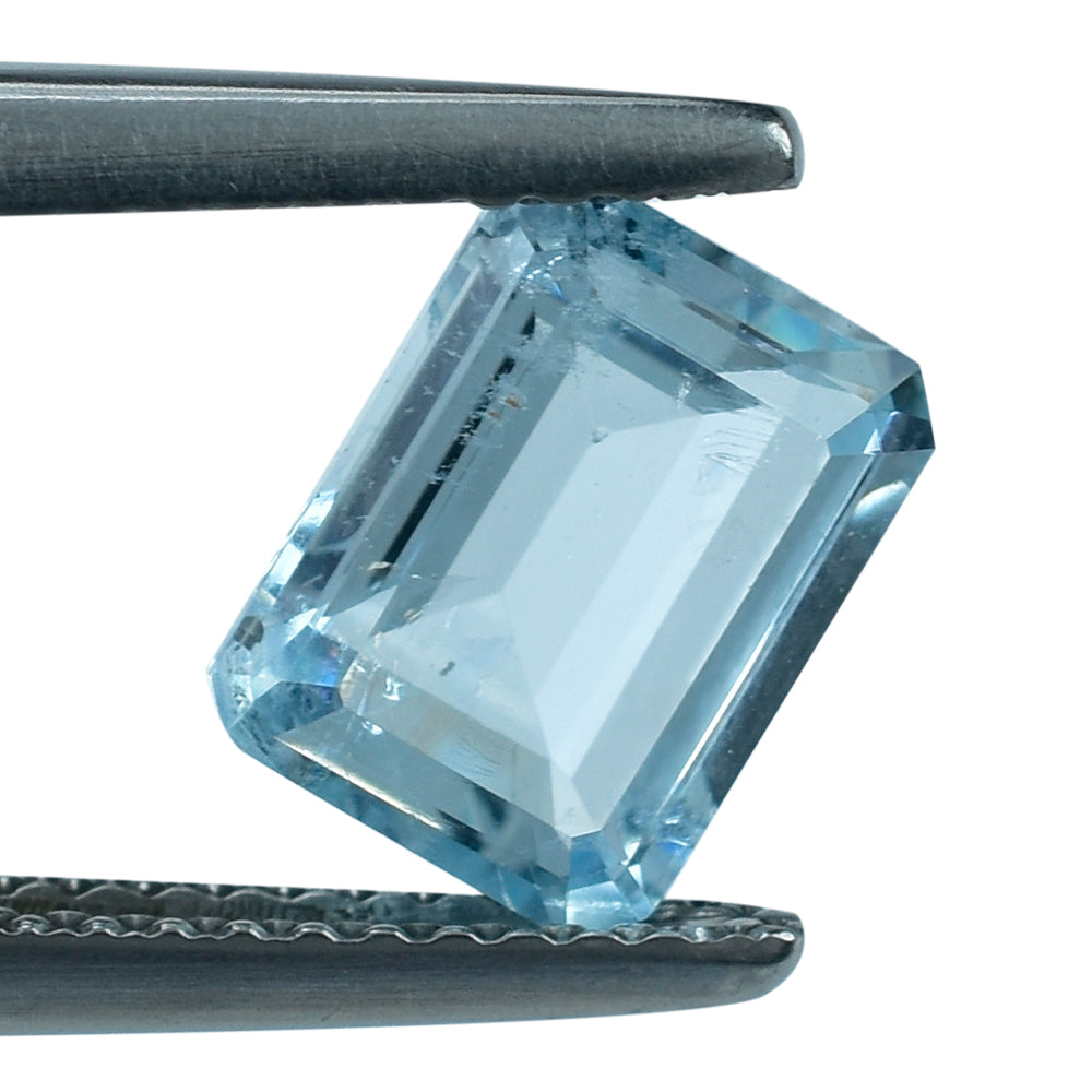 AQUAMARINE CUT OCTAGON (A++/HI) 8X6MM 1.41 Cts.