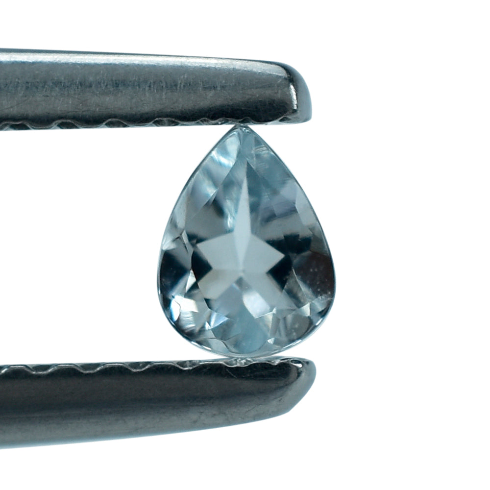 AQUAMARINE CUT PEAR (C) 4X3MM 0.11 Cts.