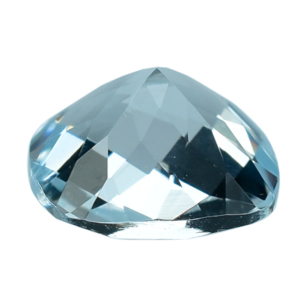 AQUAMARINE CHCKER CUT CUSHION (C) 8MM 1.79 Cts.