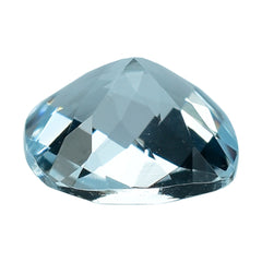 AQUAMARINE CHCKER CUT CUSHION (C) 8MM 1.79 Cts.