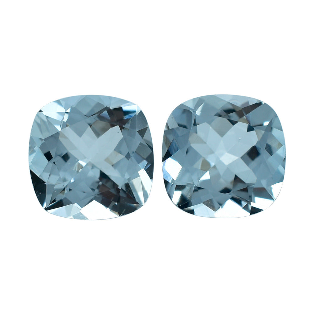AQUAMARINE CUT CUSHION (C) 8MM 1.93 Cts.