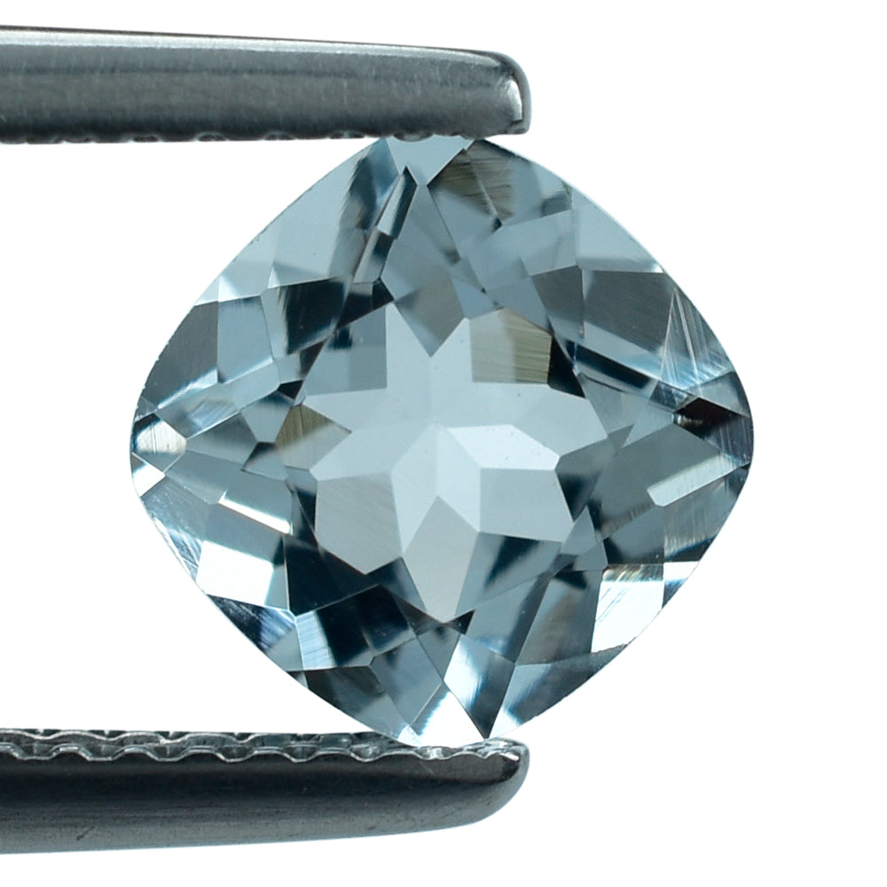 AQUAMARINE CUT CUSHION (C) 7MM 1.23 Cts.