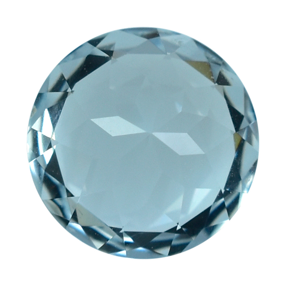 AQUAMARINE CUT ROUND (C) 8MM 1.90 Cts.