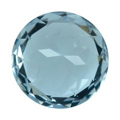 AQUAMARINE CUT ROUND (C) 8MM 1.90 Cts.