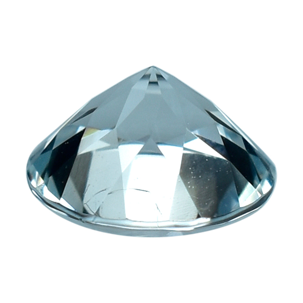 AQUAMARINE CUT ROUND (C) 7MM 1.15 Cts.