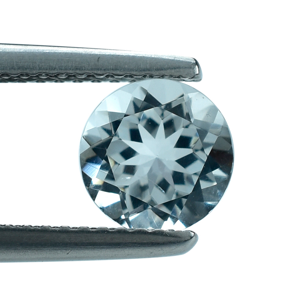 AQUAMARINE CUT ROUND (C) 7MM 1.15 Cts.