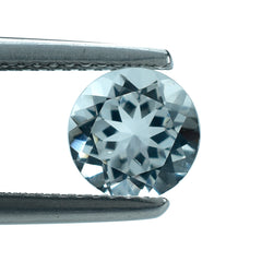 AQUAMARINE CUT ROUND (C) 7MM 1.15 Cts.