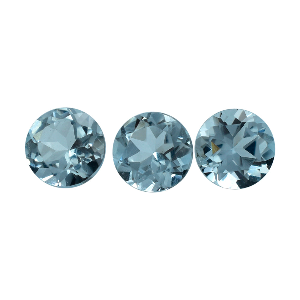 AQUAMARINE CUT ROUND (C) 4.50MM 0.33 Cts.