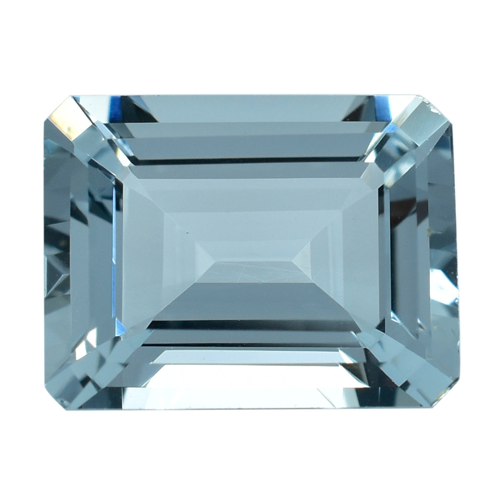 AQUAMARINE CUT OCTAGON (C) 13X10MM 6.03 Cts.