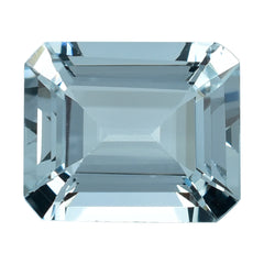 AQUAMARINE CUT OCTAGON (C) 12X10MM 4.99 Cts.