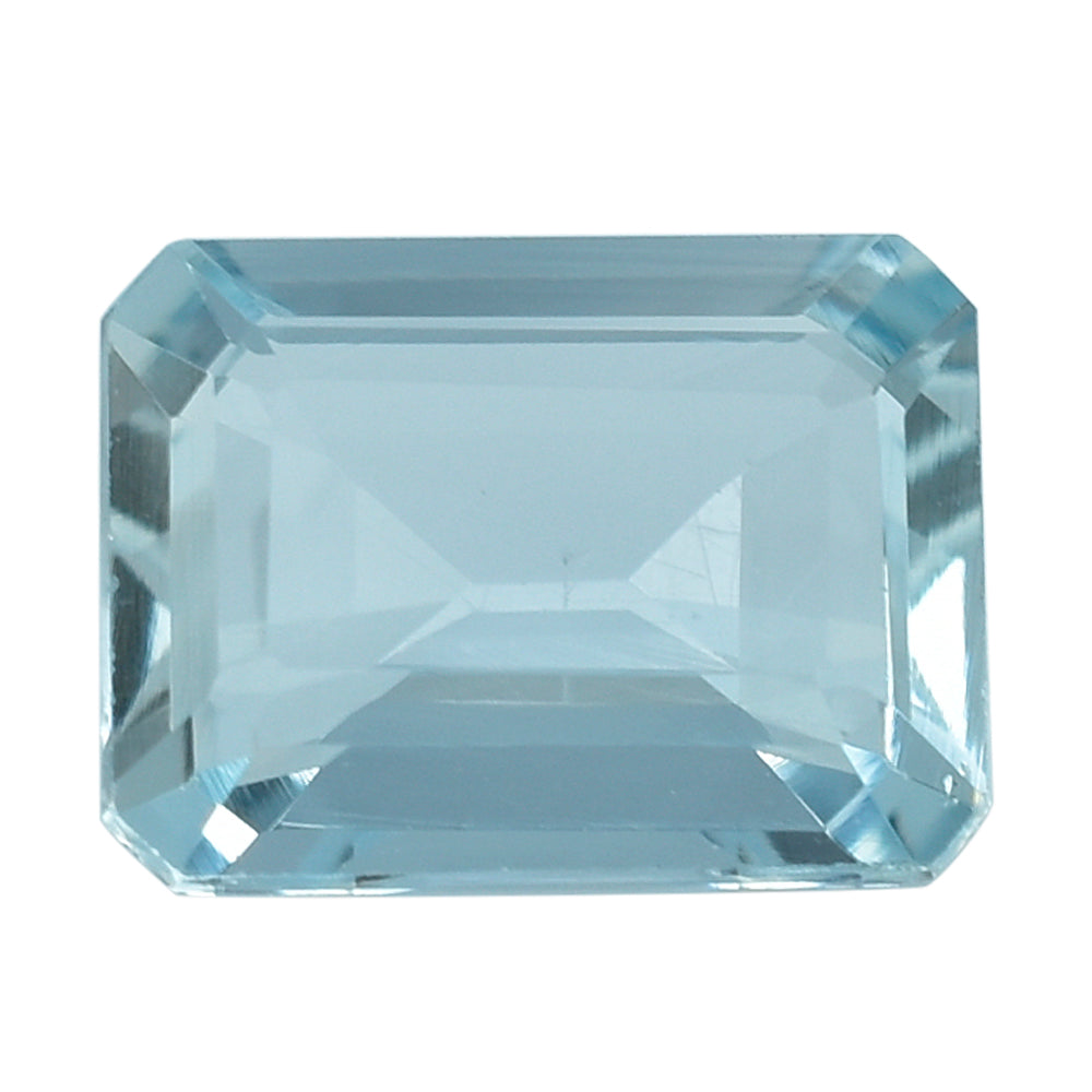 AQUAMARINE CUT OCTAGON (C) 8X6MM 1.25 Cts.