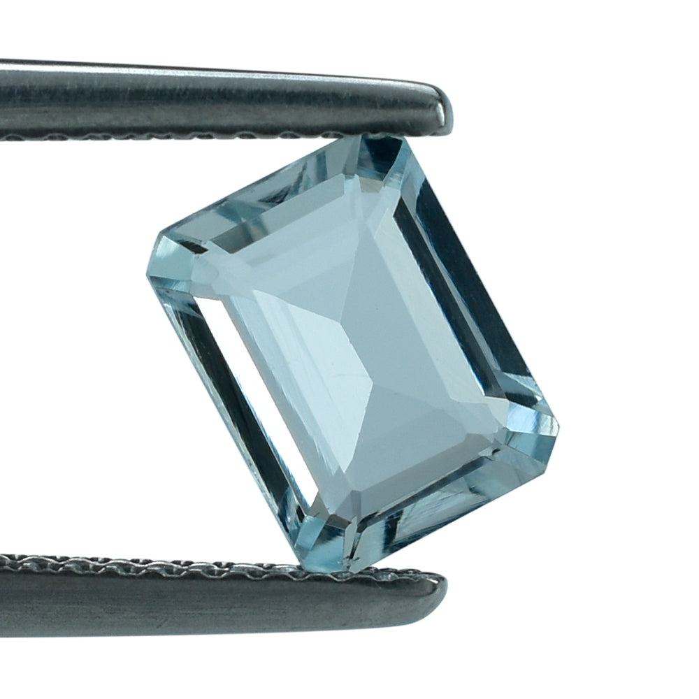 AQUAMARINE CUT OCTAGON (C) 8X6MM 1.25 Cts.