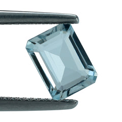 AQUAMARINE CUT OCTAGON (C) 8X6MM 1.25 Cts.