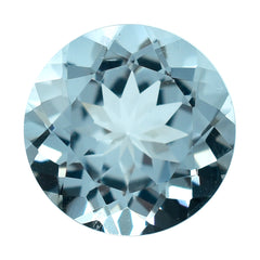 AQUAMARINE CUT ROUND (B/SI) 8MM 1.78 Cts.